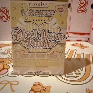 P.Louise Cream and Pink Eye Patch Set